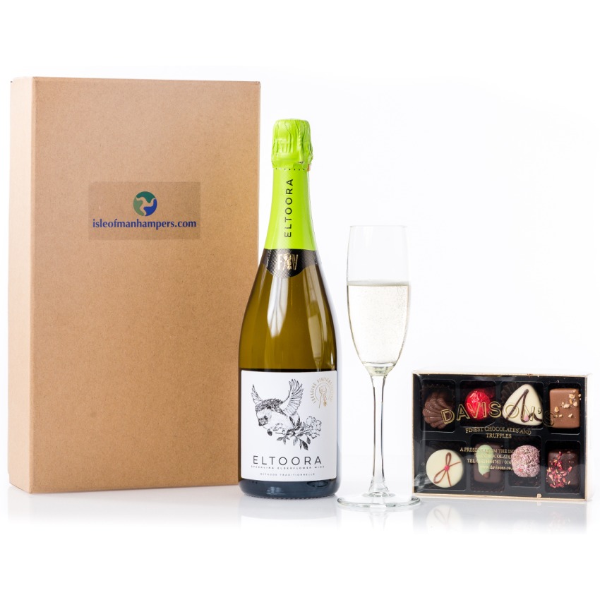 Eltoora Manx Sparkling Wine & Belgian Chocolates